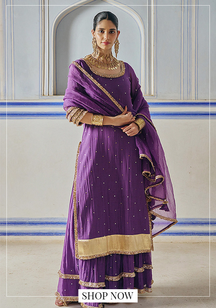 3. The Festive Sharara Set
