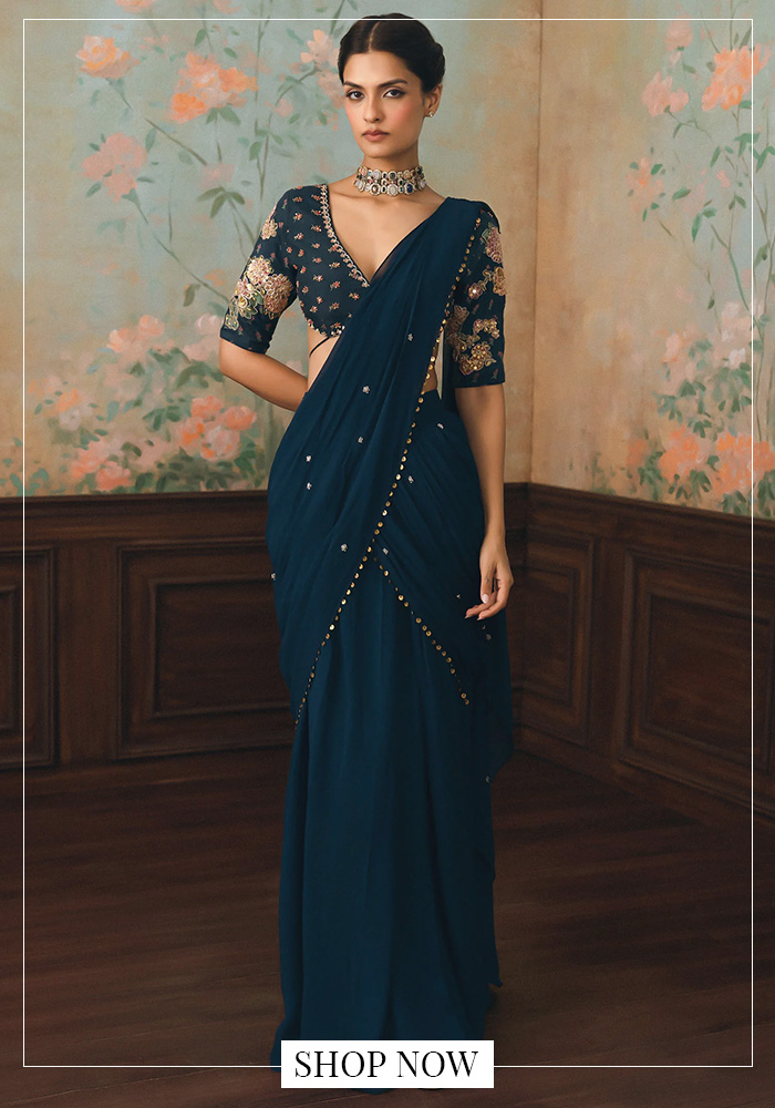 7. The Pre-Draped Saree