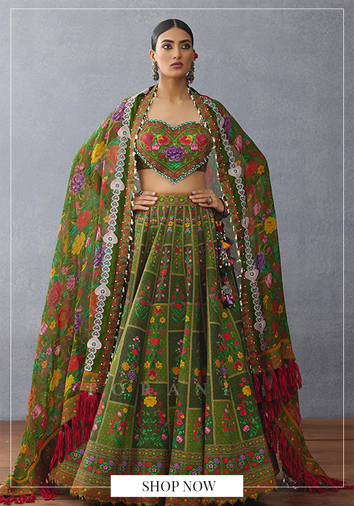 Torani floral print lehenga set