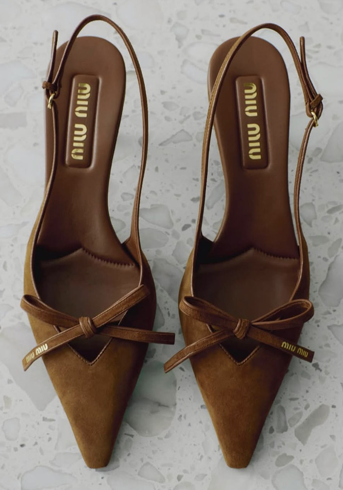 Pointed-Toe Kitten Heels