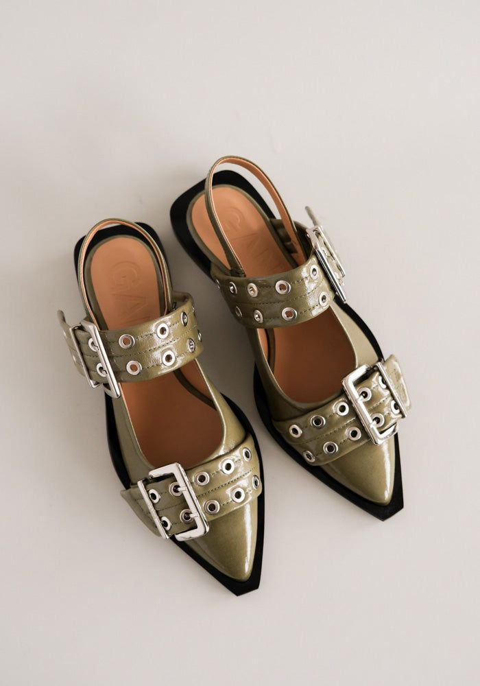 Buckle-Detail Shoes
