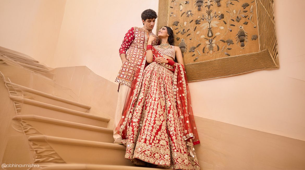 Diwali outffit ideas for newly wed couples